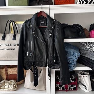 Leather jacket